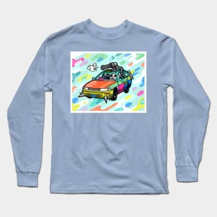 Rainbow Cannon Car Long Sleeve T-Shirt